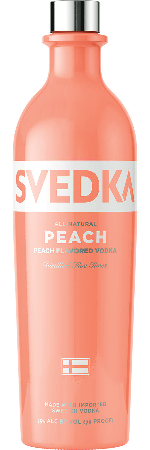 Svedka Vodka - Peach, 750ml
