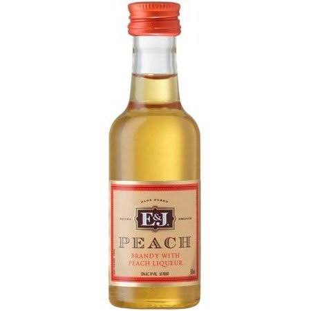 E&J Brandy with Peach Liqueur - 50 ml
