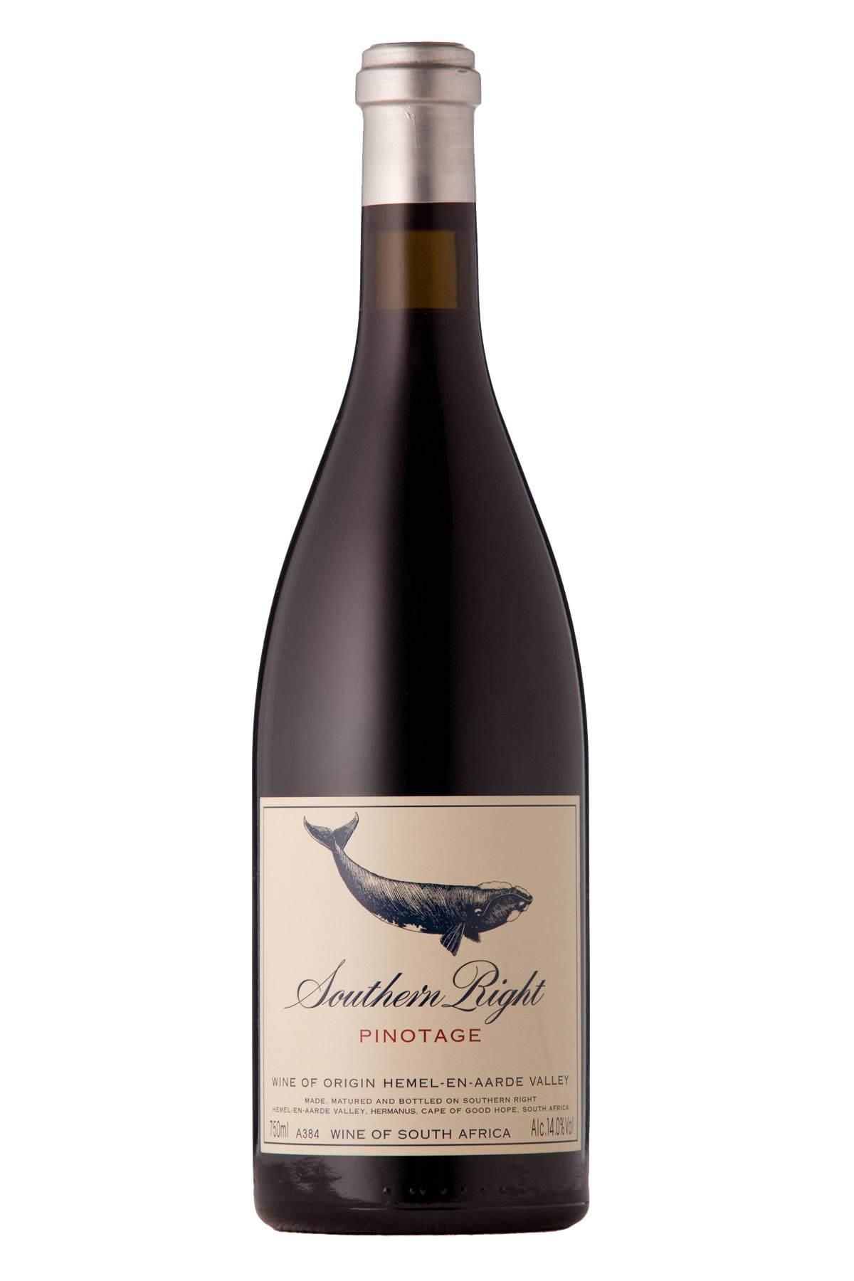 Southern Right Pinotage, Walker Bay (Vintage Varies) - 750 ml bottle