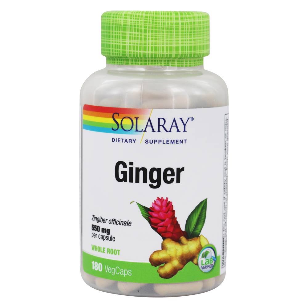 Solaray Ginger Root - 550 mg, 180 capsules