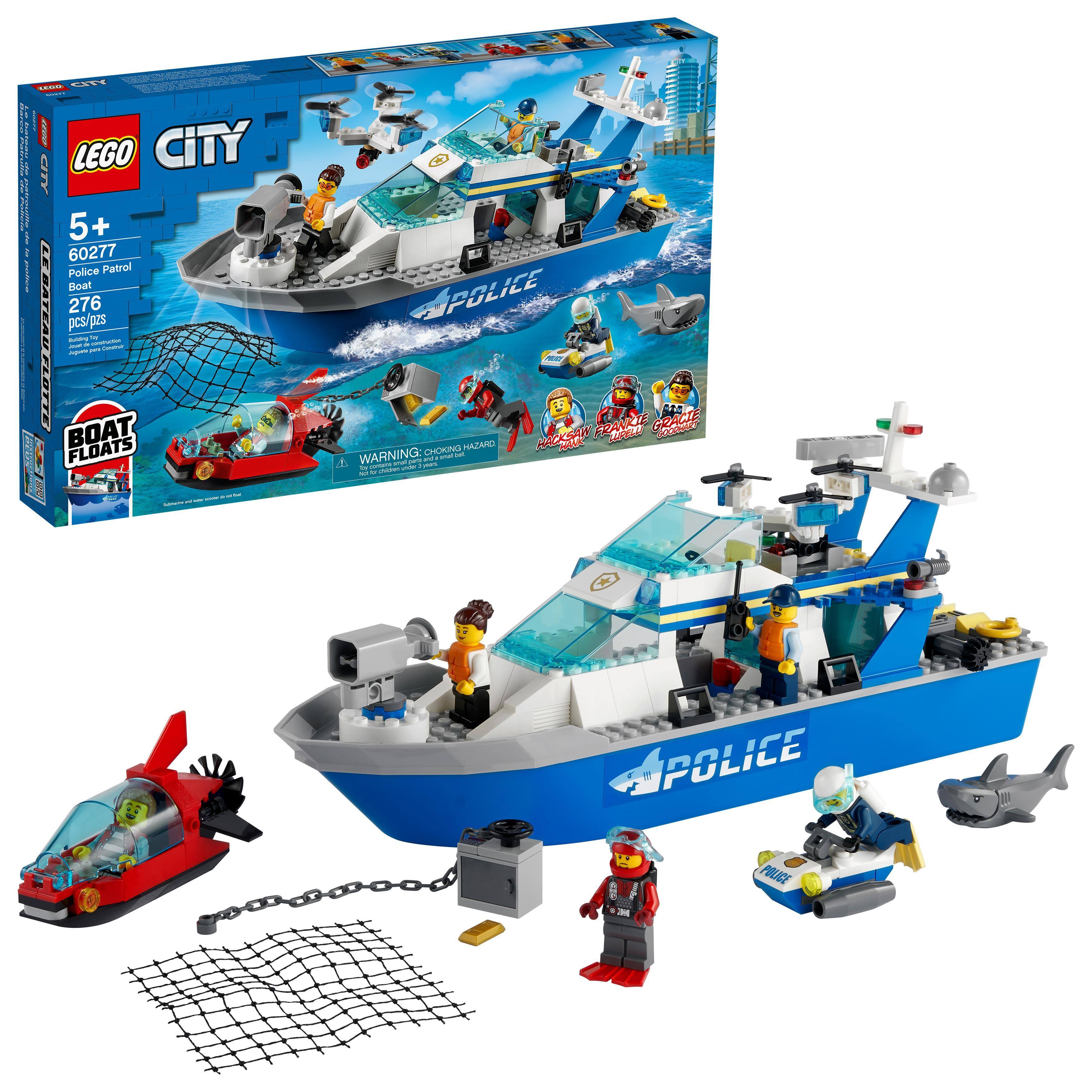 Lego 60277 City Police Patrol Boat