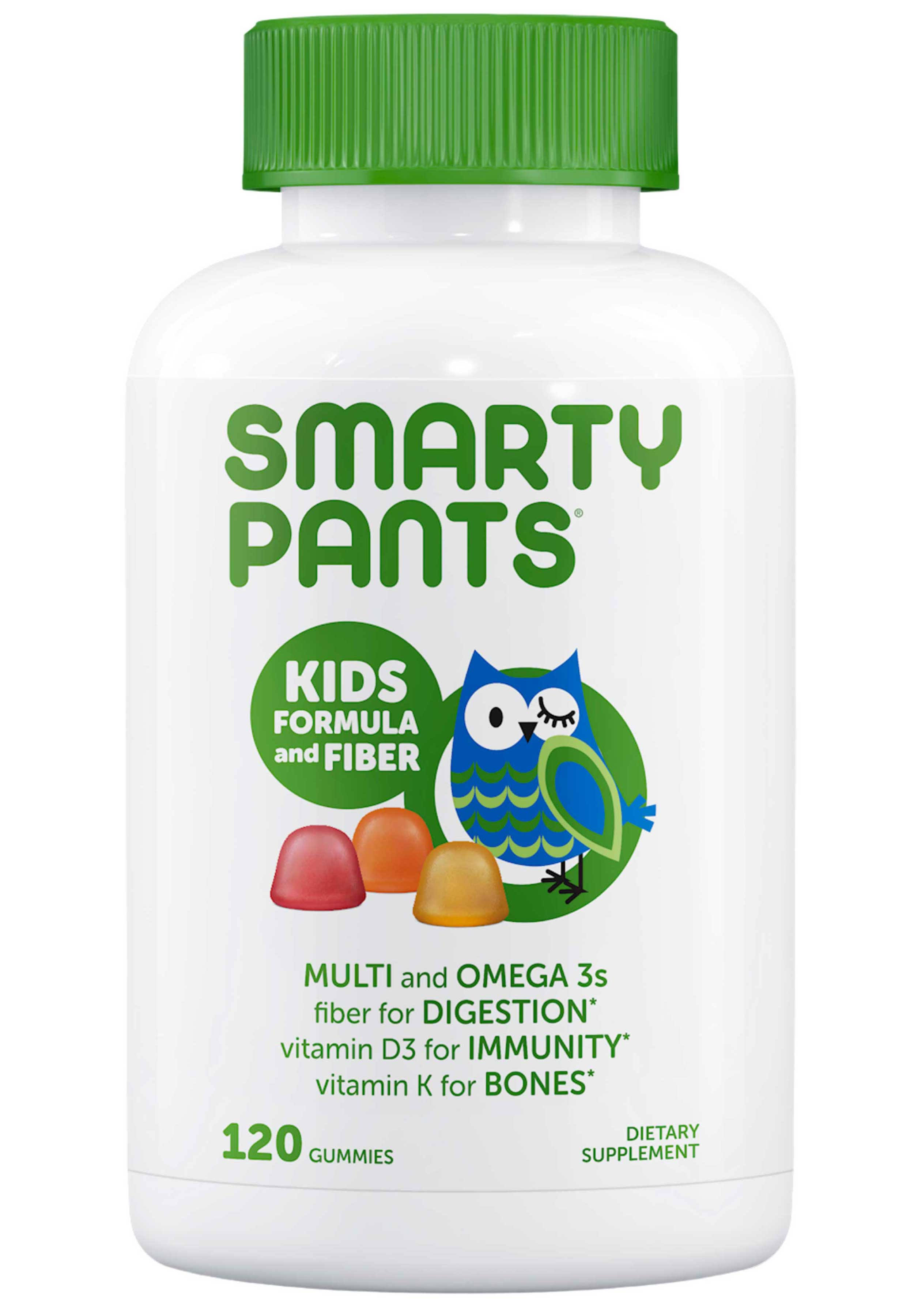 SmartyPants Kids Complete Plus Fiber Gummy Vitamins - 120 Count