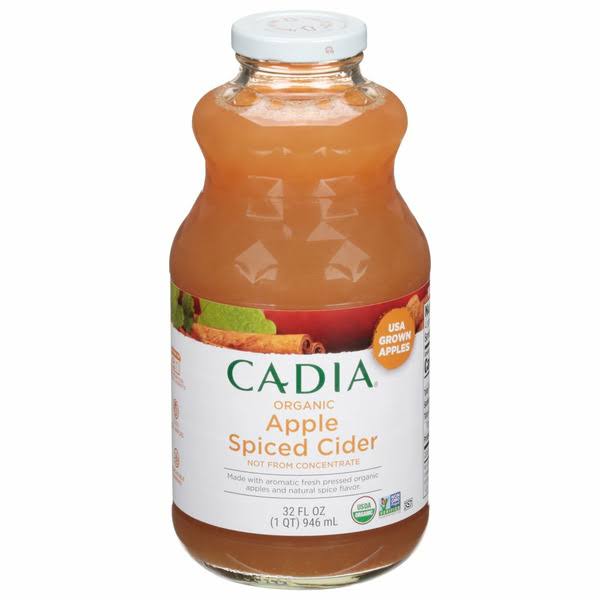 Cadia - Apple Spiced Cider, 32 Oz - Vegan Plant Based