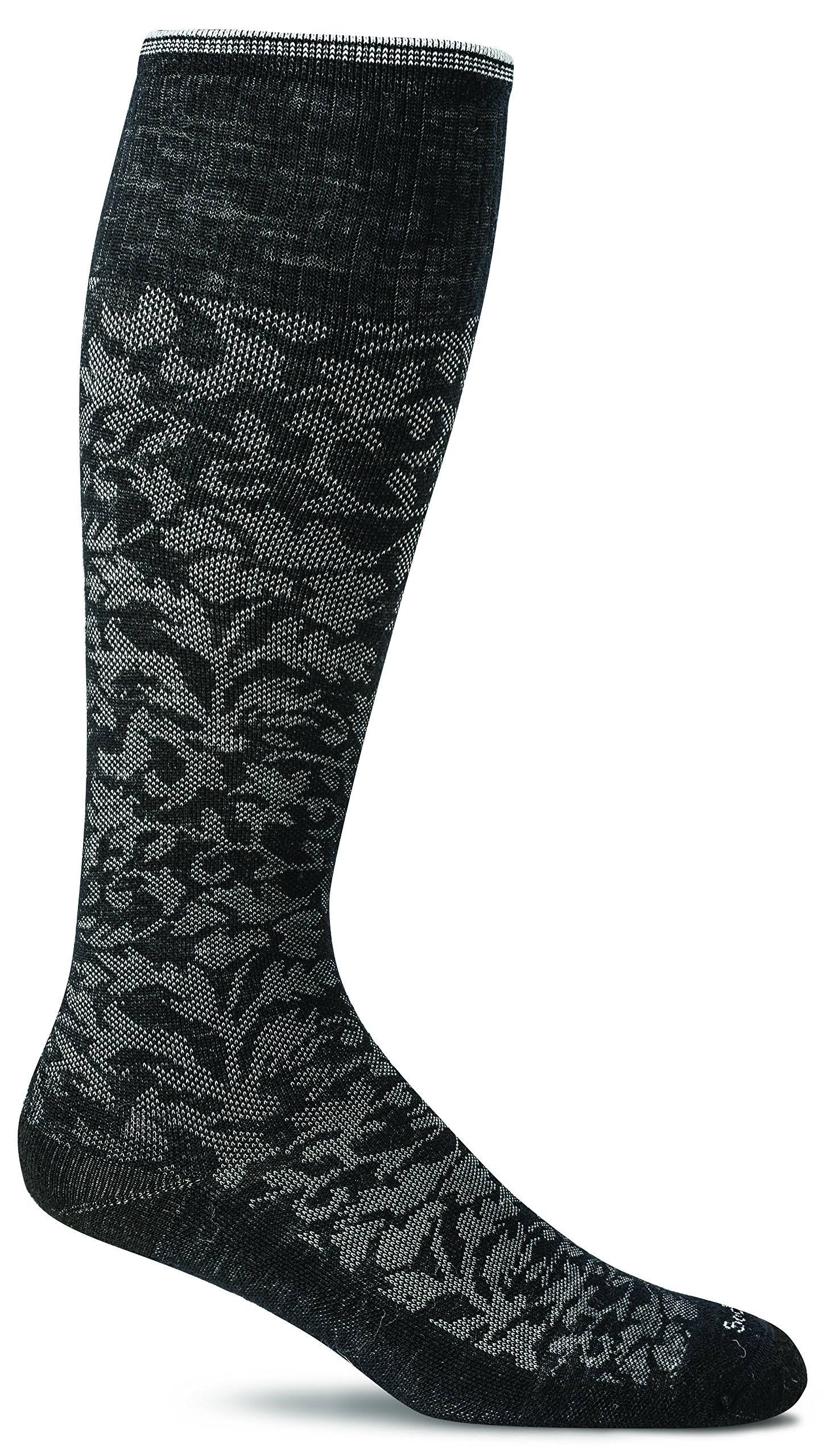 Sockwell Damask Knee High Multi Women's Socks - Black
