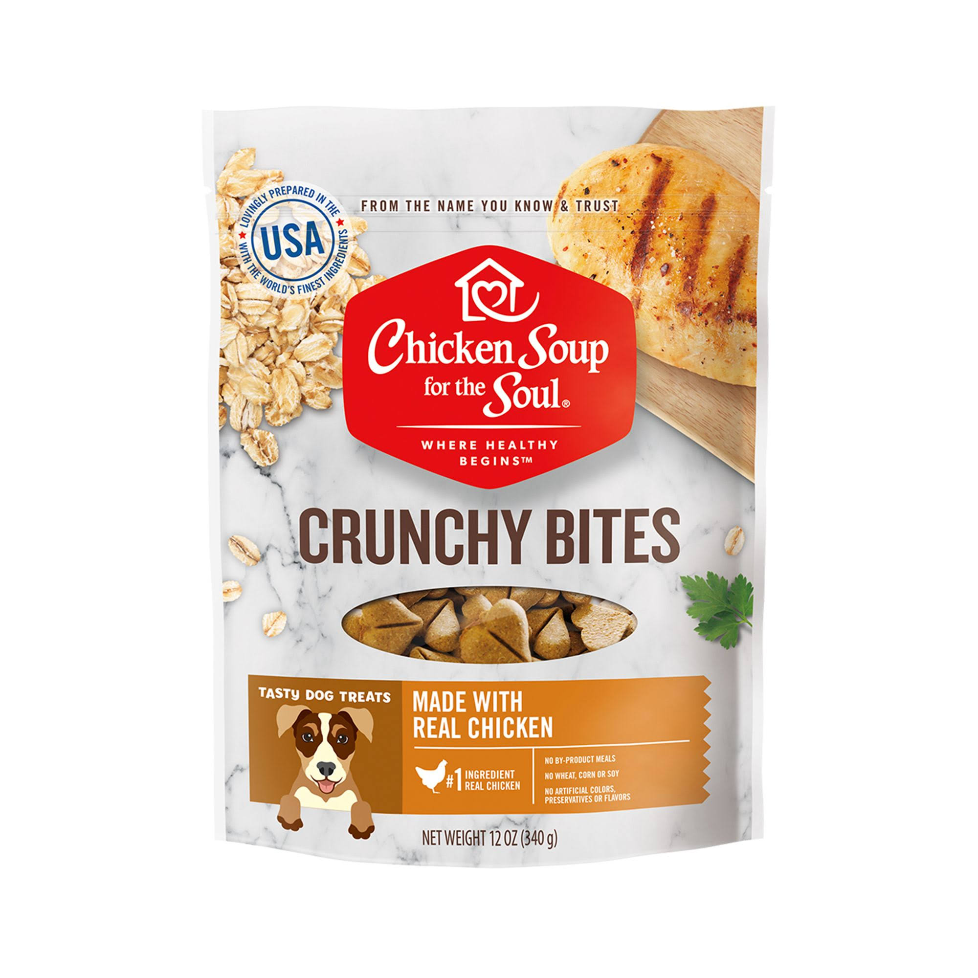 Chicken Soup For The Soul Crunchy Bites Dog Treats - Chicken - 12 oz.