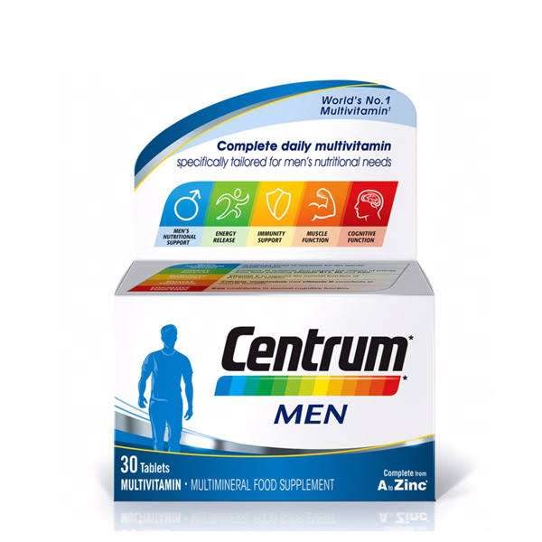 Centrum Men Multivitamin 30 Tablets by dpharmacy