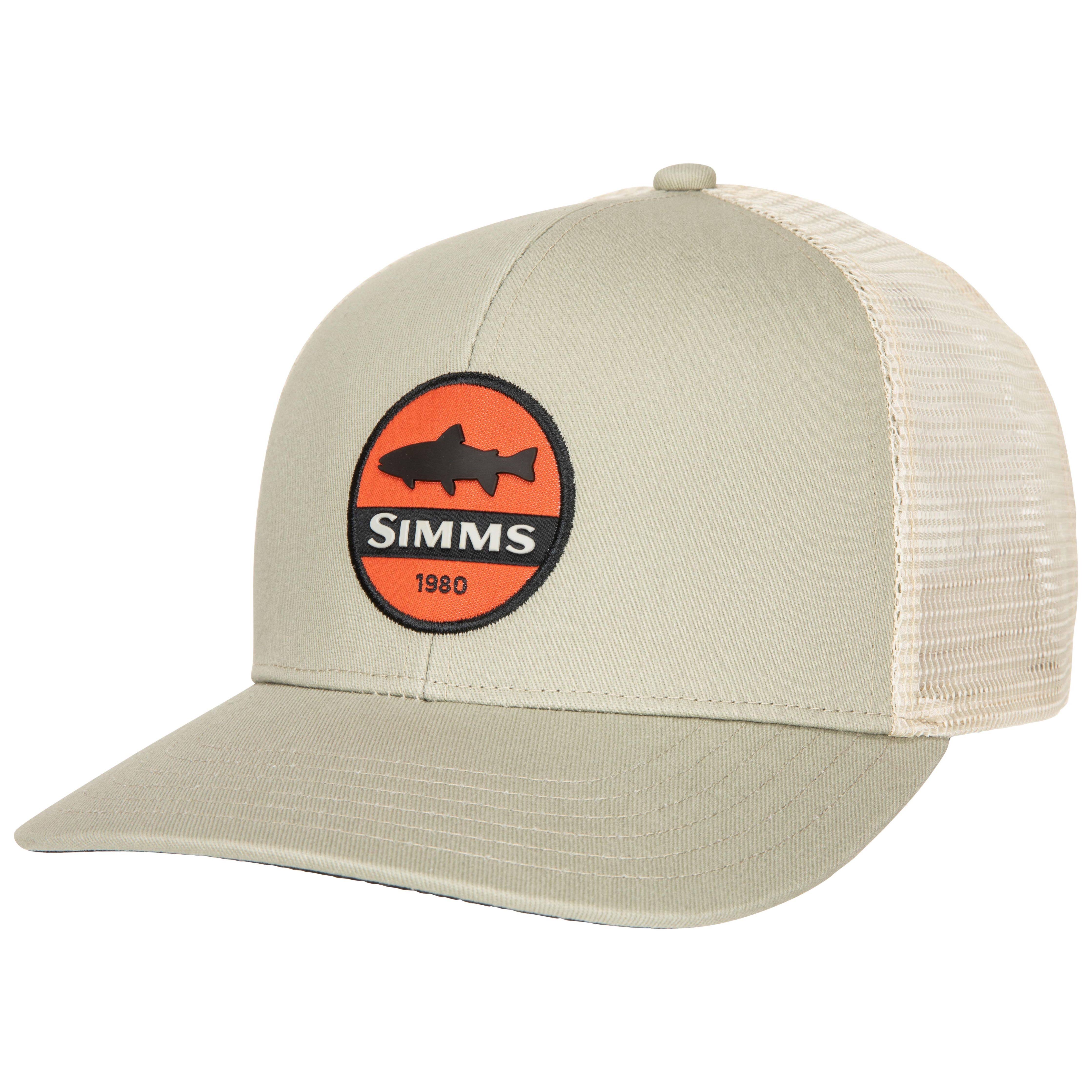 Simms Trout Patch Trucker Hat - Khaki