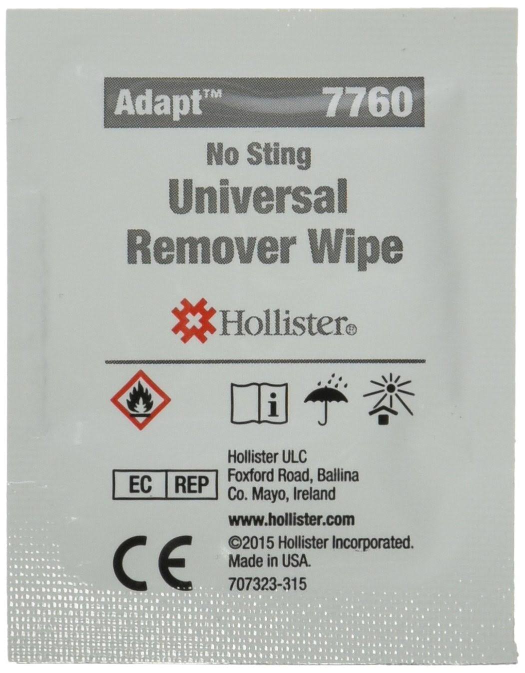 Hollister Adhesive and Barrier Remover Wipes - 50ct