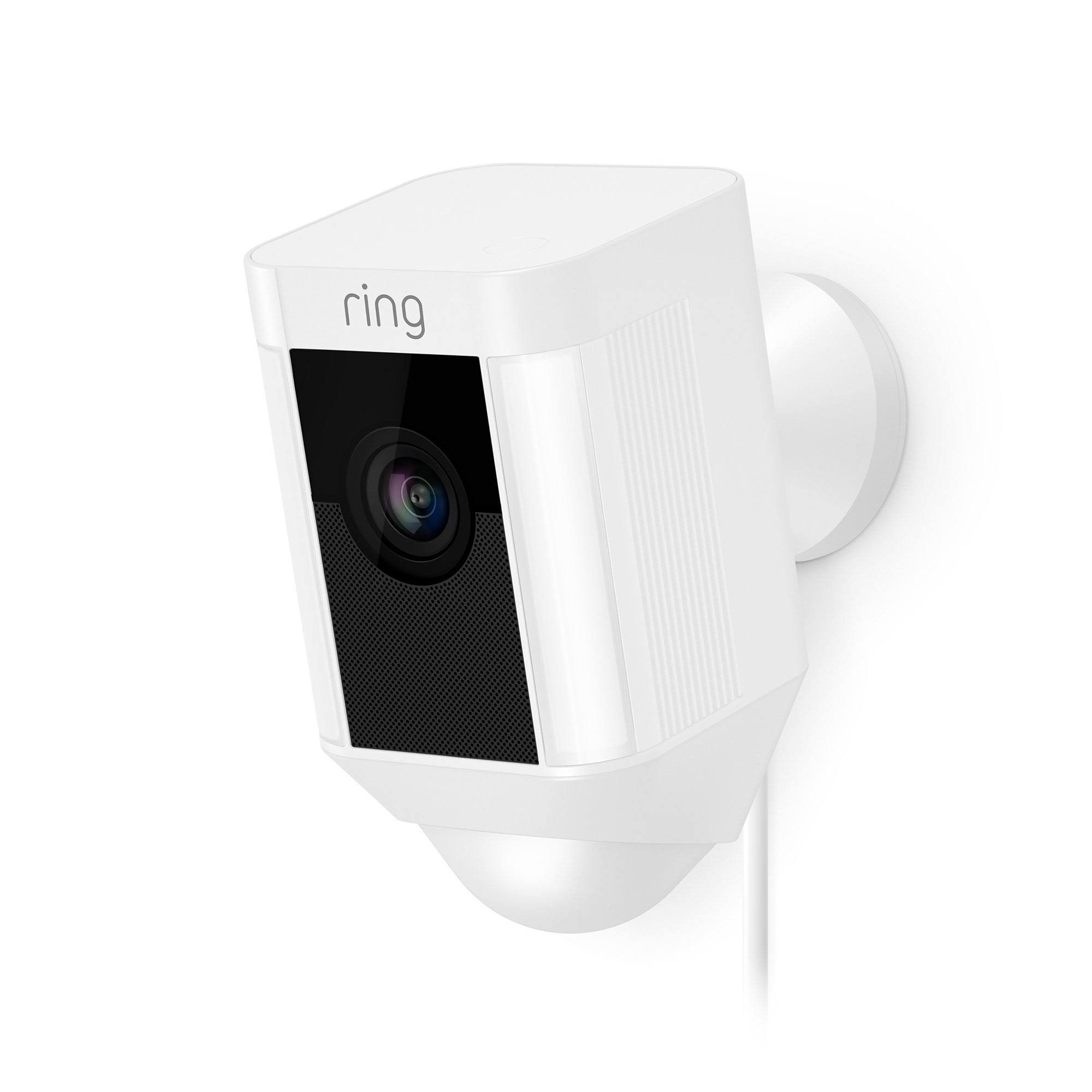 Ring Spotlight Cam Wired Outdoor Security Camera - White, 7.2" x 6.54"
