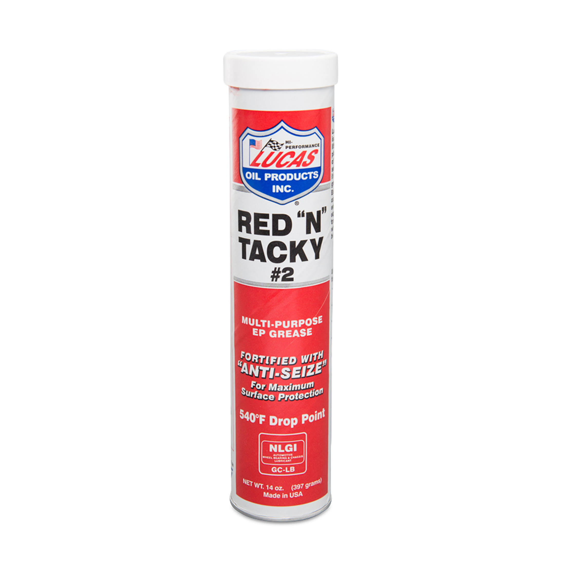 Lucas Oil Red 'N' Tacky Multi-Purpose Grease Cartridge