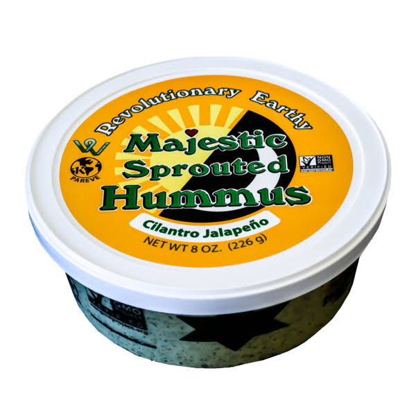 Majestic Sprouted Cilantro Jalapeno Hummus - 8 oz tub