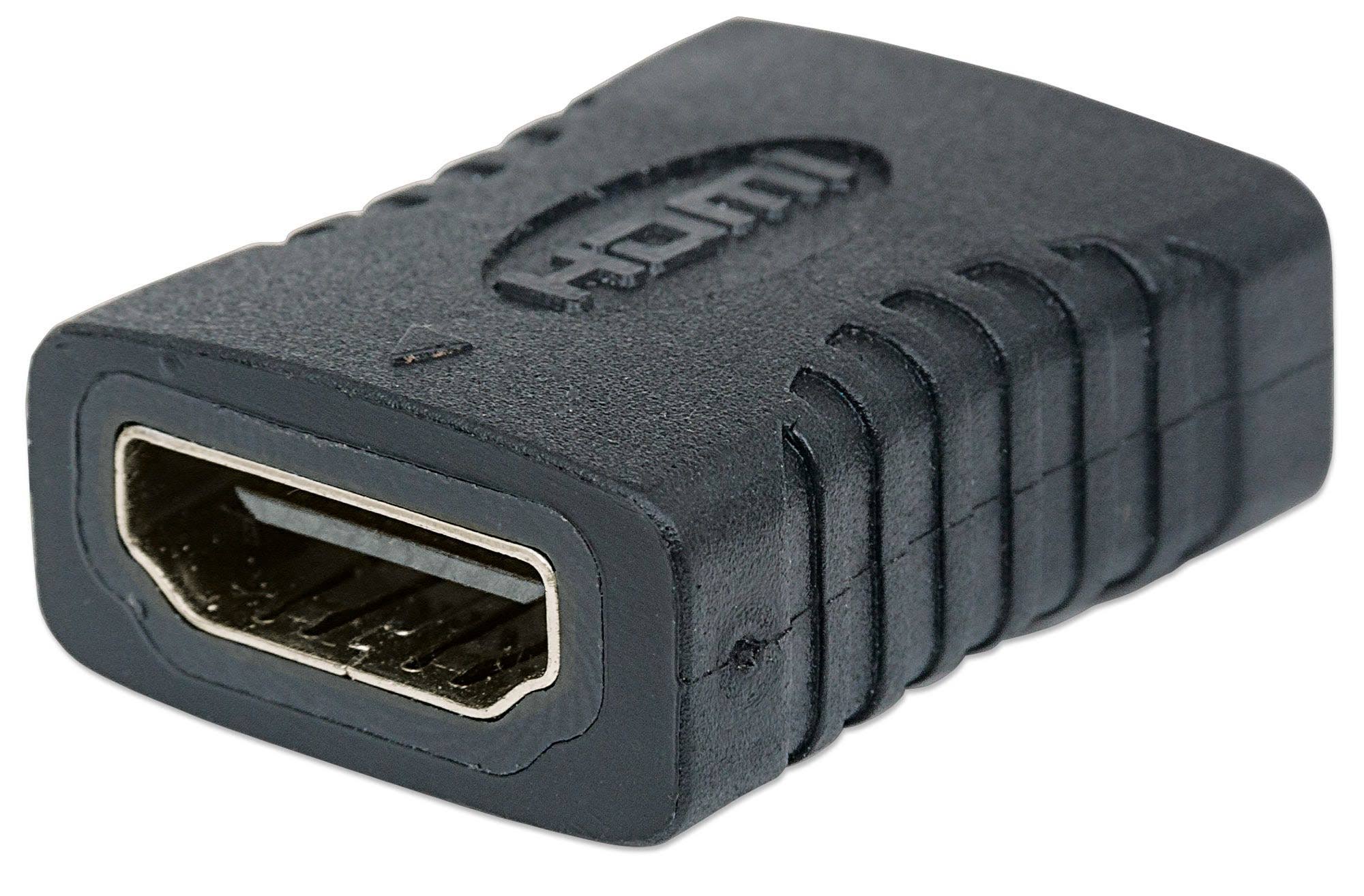 Manhattan Products HDMI A F to A F Coupler - Black