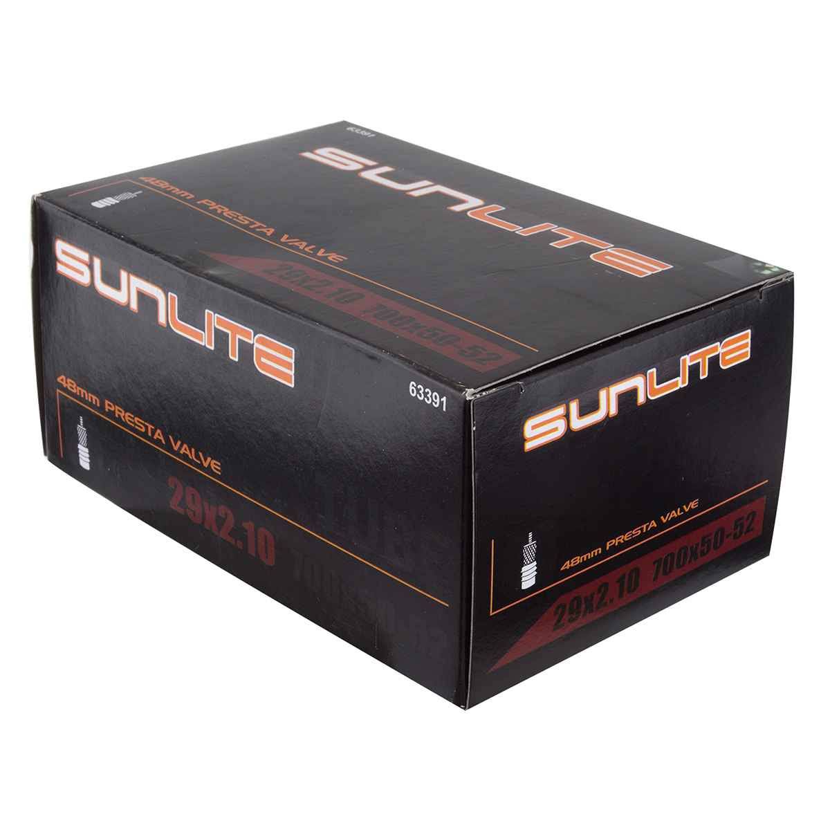 Sunlite Premium Bicycle Tube - Black, 48mm