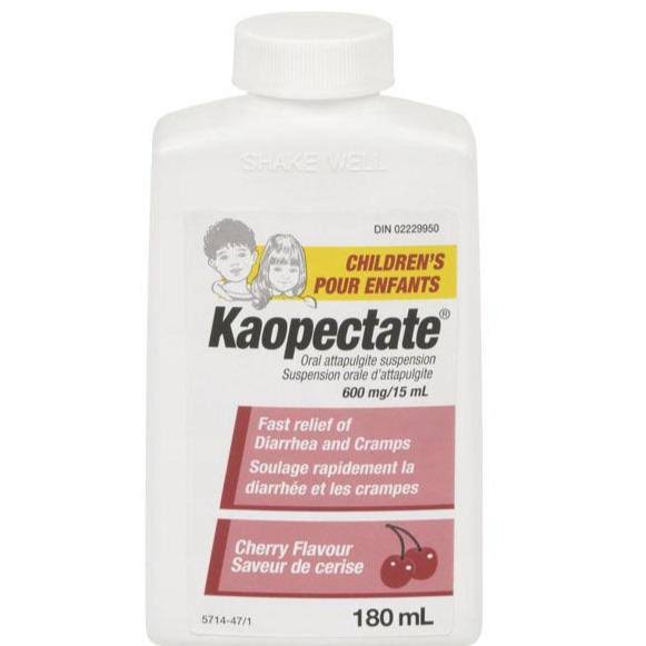 Kaopectate Children's Attapulgite - Cherry, 180ml