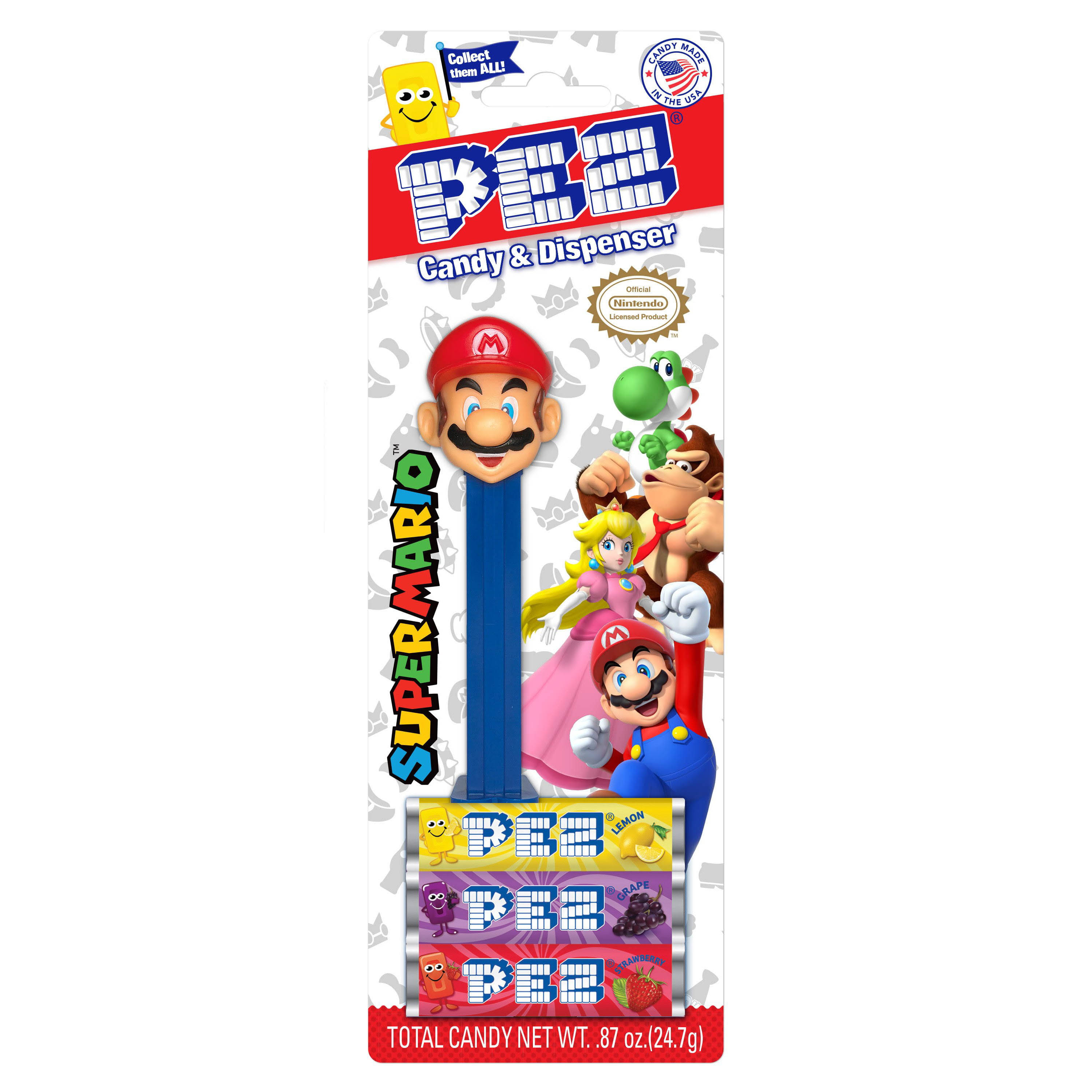 Pez Nintendo Dispenser and Candy Set (Each)