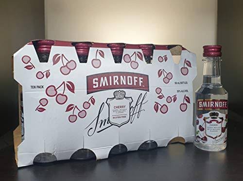 Smirnoff Cherry Flavour Vodka Miniatures 10 x 5cl