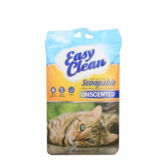 Easy Clean Clumping Cat Litter - Unscented, 20lb