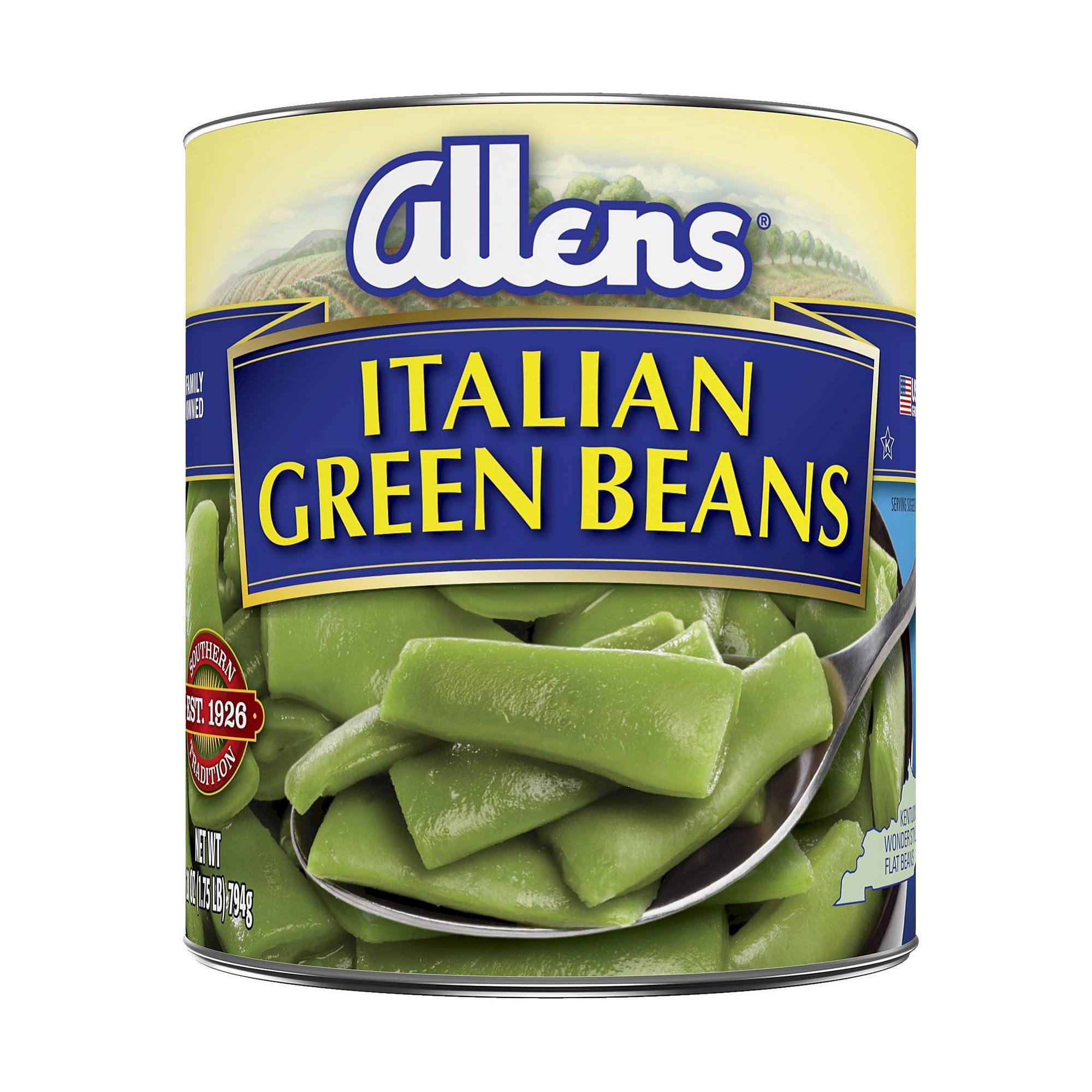 Allens Cut Italian Green Beans - 28oz