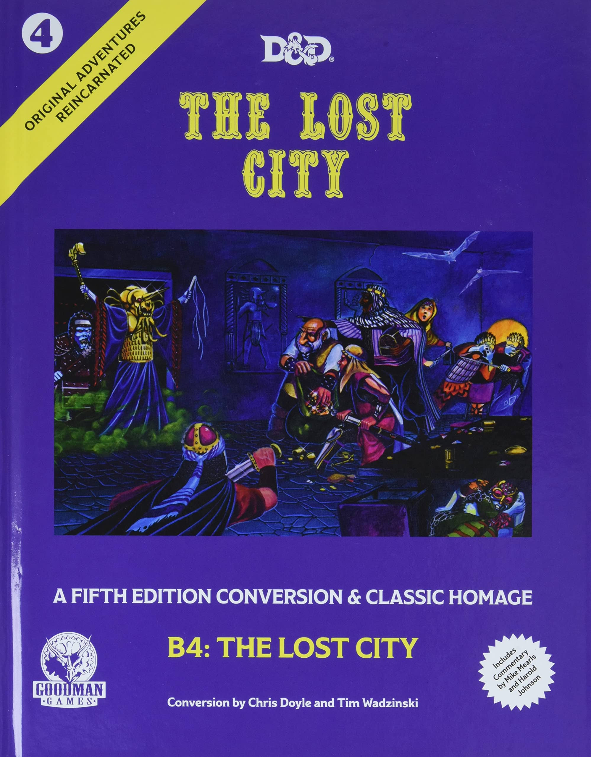 GOODMAN GAMES Original Adventures Reincarnated #4 - The Lost City