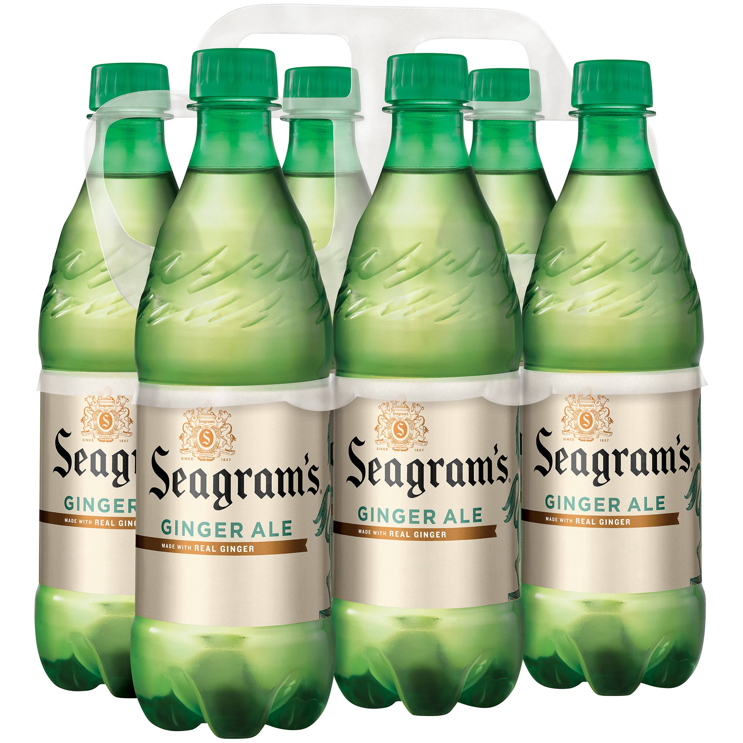 Seagram's Ginger Ale - 16.9oz, 6pk
