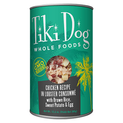 Tiki Pet Luau Whole Food Canned Dog Food 13.6oz Exclusive at Paw Lobster Consomme
