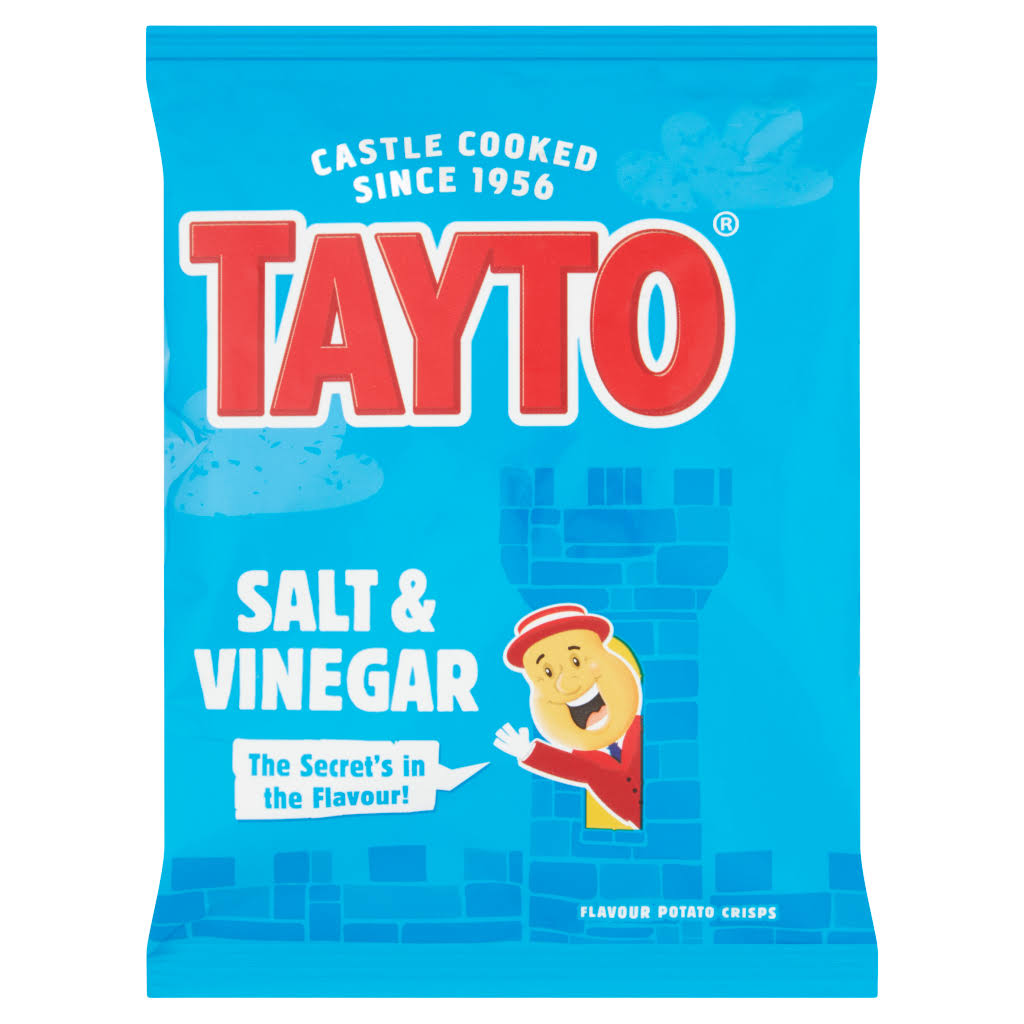 Tayto Potato Crisps - Salt & Vinegar, 37.5g