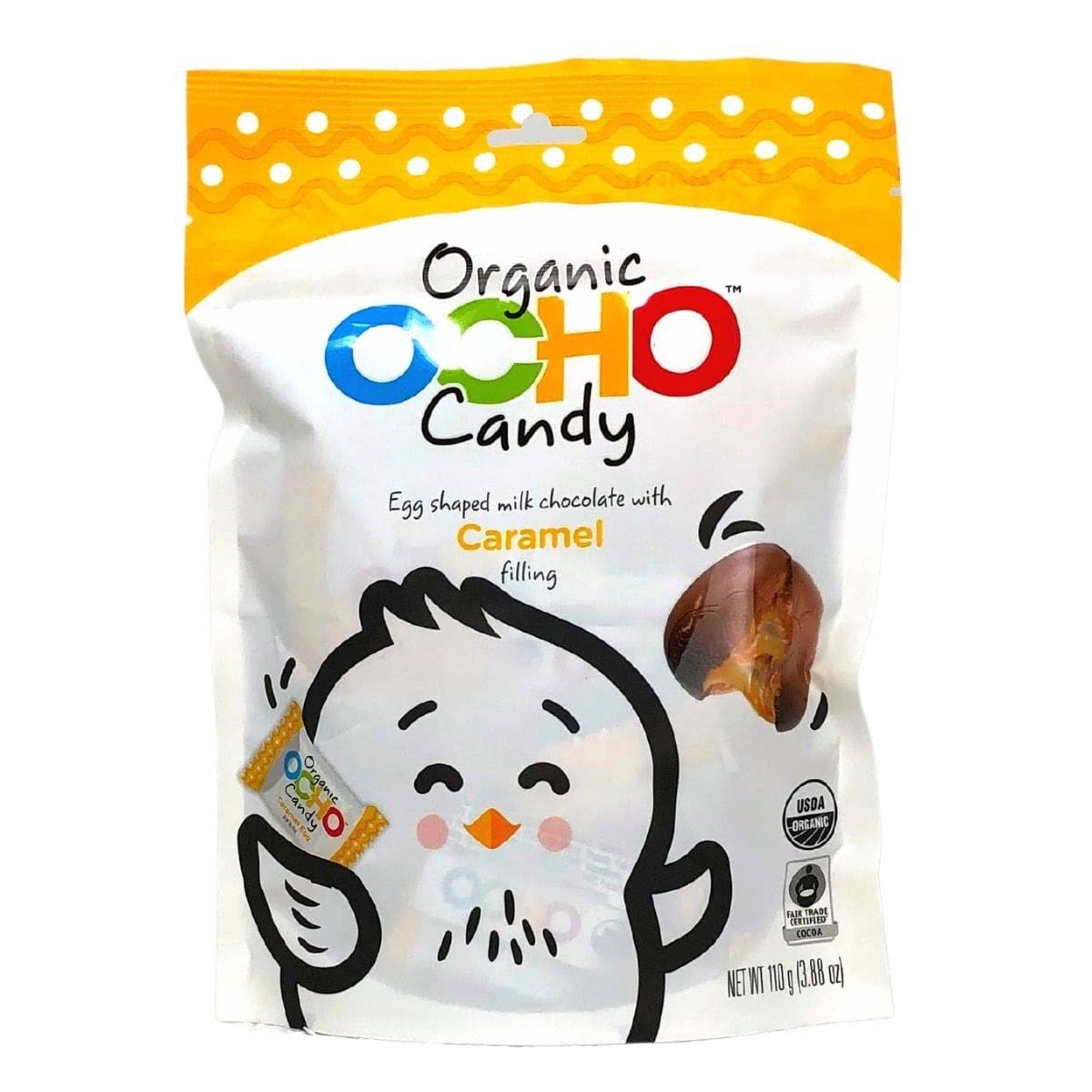 Ocho Candy: Caramel Egg Chocolate, 3.88 oz