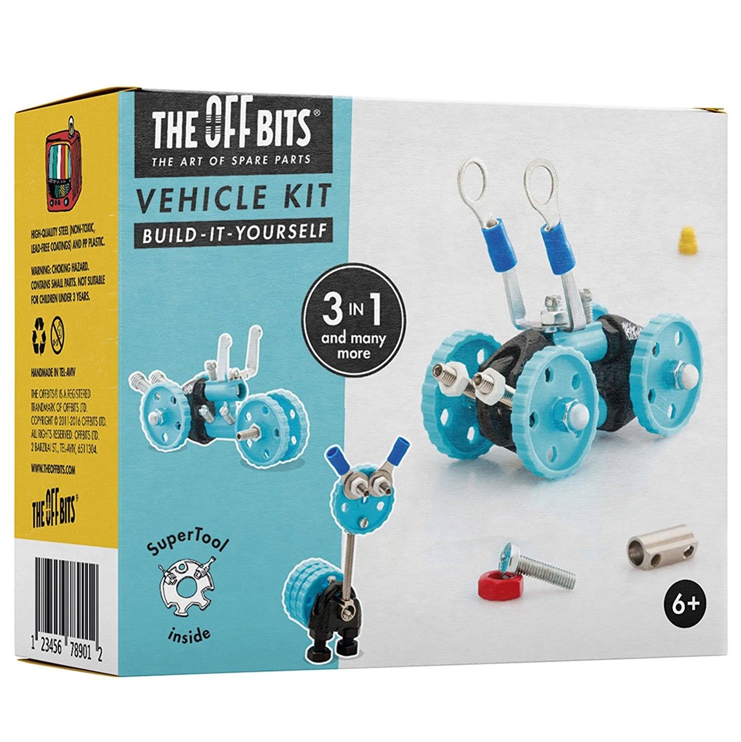 The Off Bits Robot Kit - Blue Car