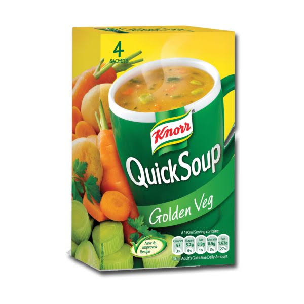 Knorr Quick Soup - Golden Vegetable, 3 ct