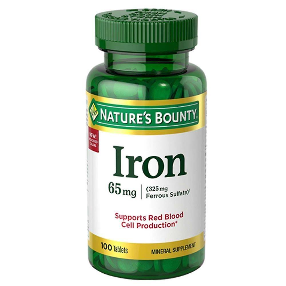 Nature's Bounty Iron - 65mg, 100 Tablets