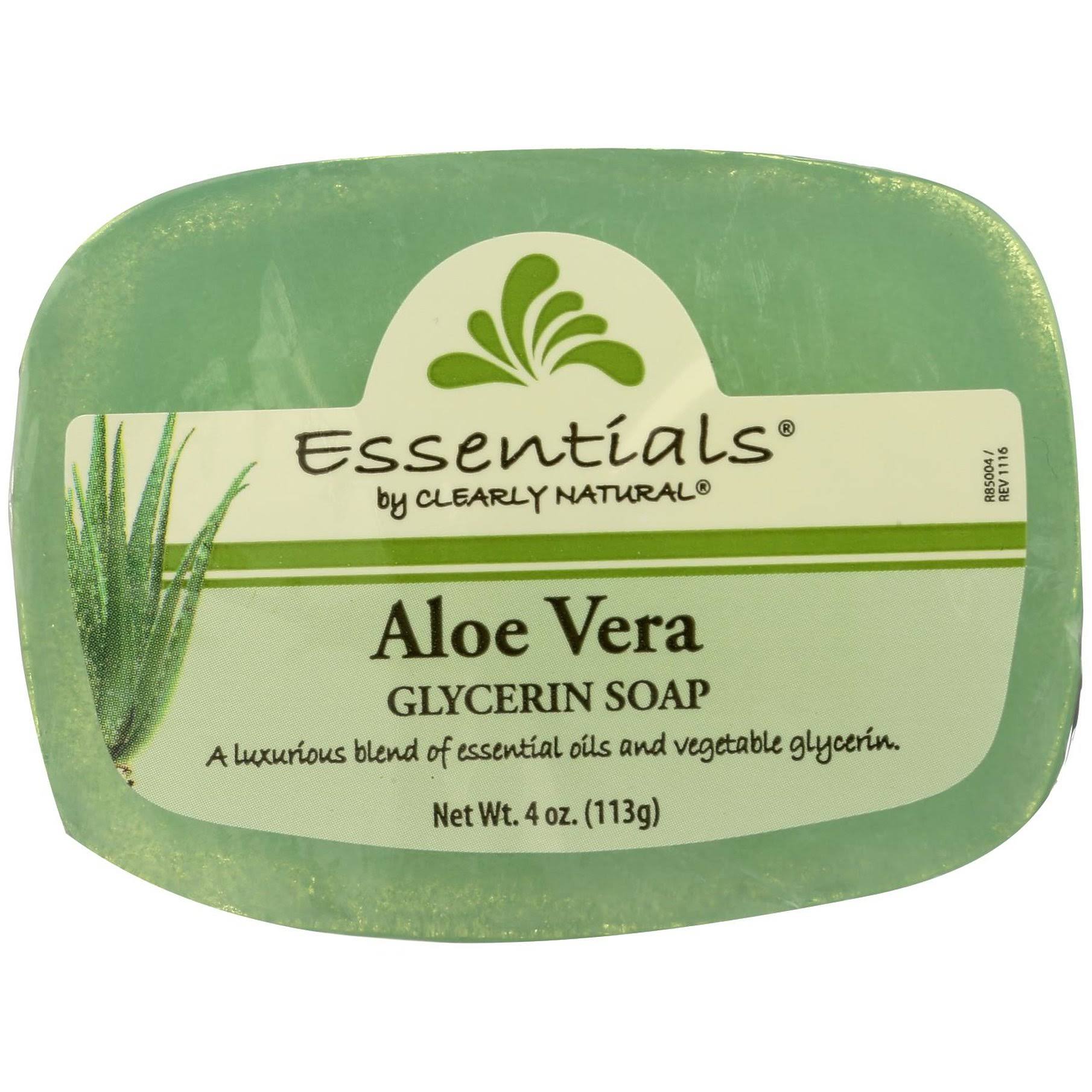 Clearly Natural Essentials Soap, Glycerin, Aloe Vera - 4 oz