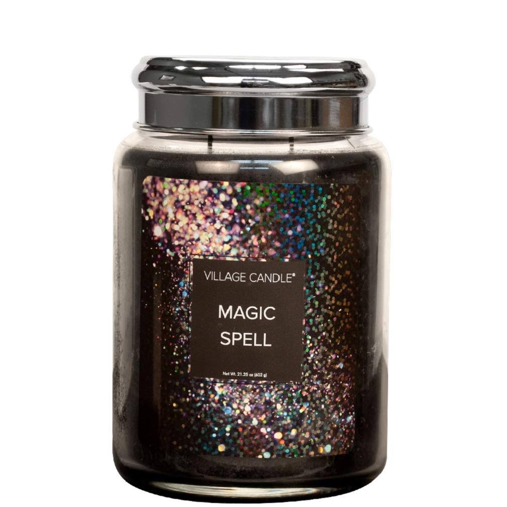 Village Candle Magic Spell 26 oz Glass Jar Scented Candle, Large