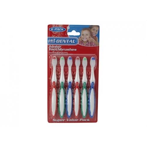 Childrens Kids Childs Toothbrushes 6 Pack Oral Teeth Hygiene Care Health