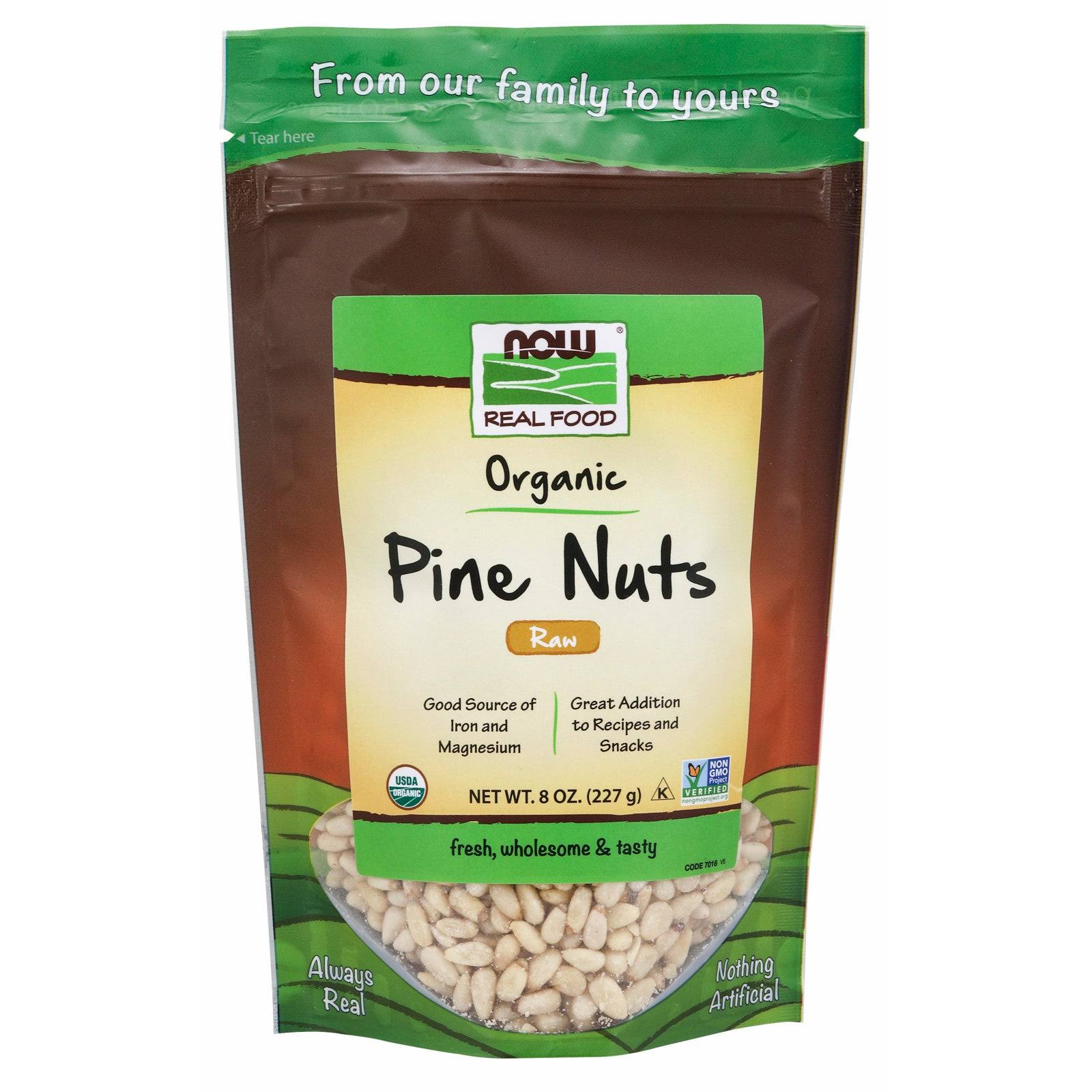 Now Foods Certified Organic Pine Nuts - 227g