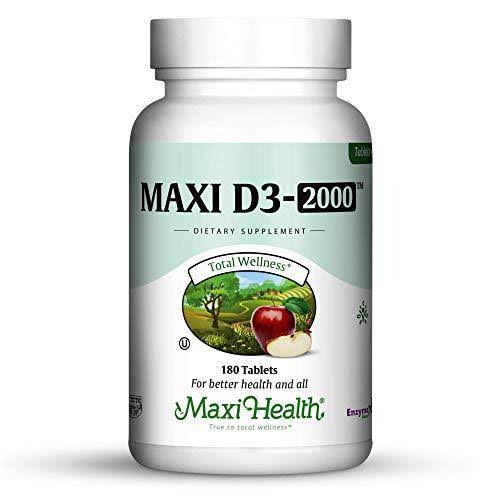 Maxi Health Maxi D3-2000™ Supplement - 180 Tablets