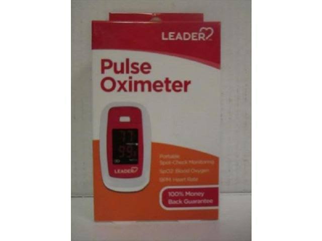 Leader Pulse Oximeter Portable Spot-Check Monitoring 096295131383F1601