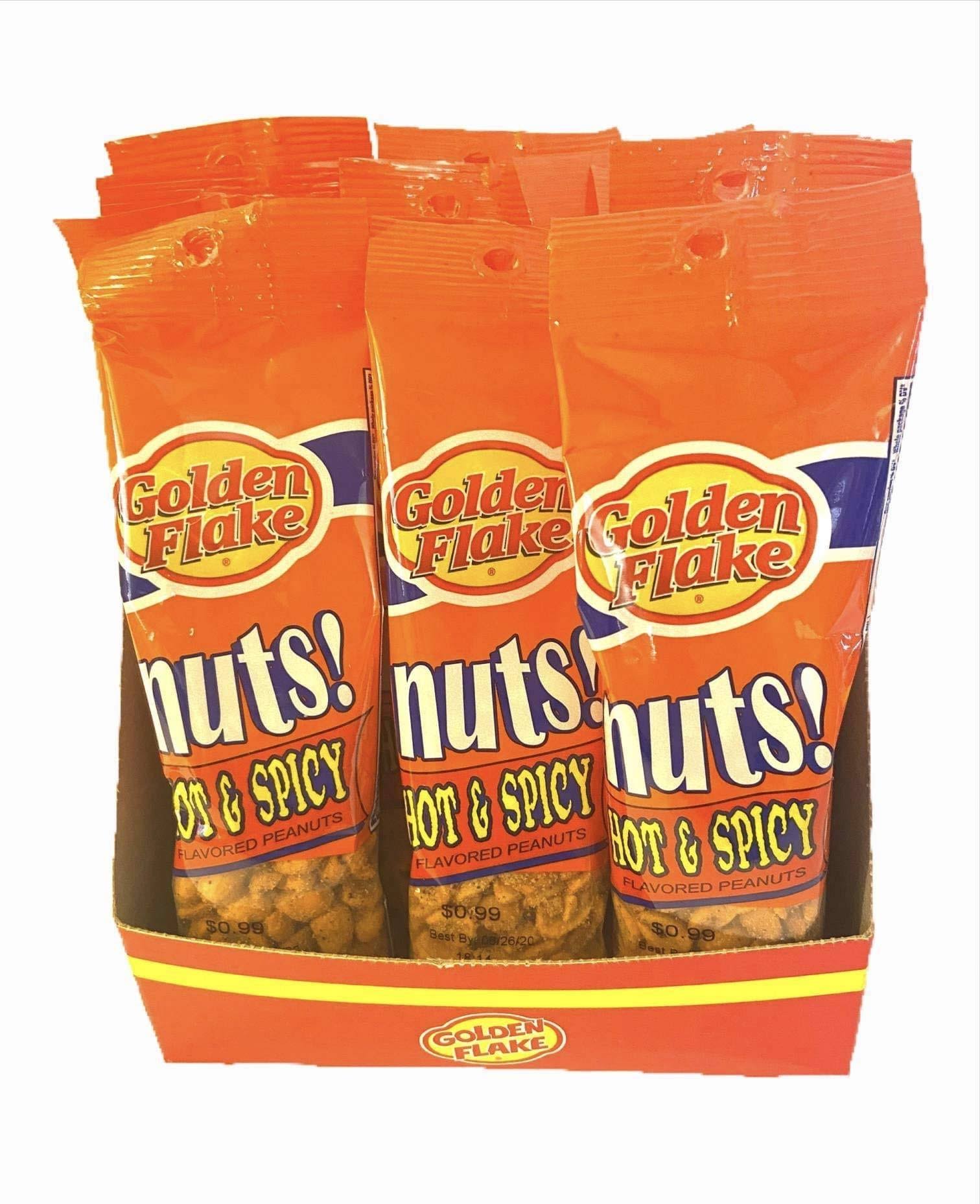 Golden Flake, Peanuts, Hot & Spicy