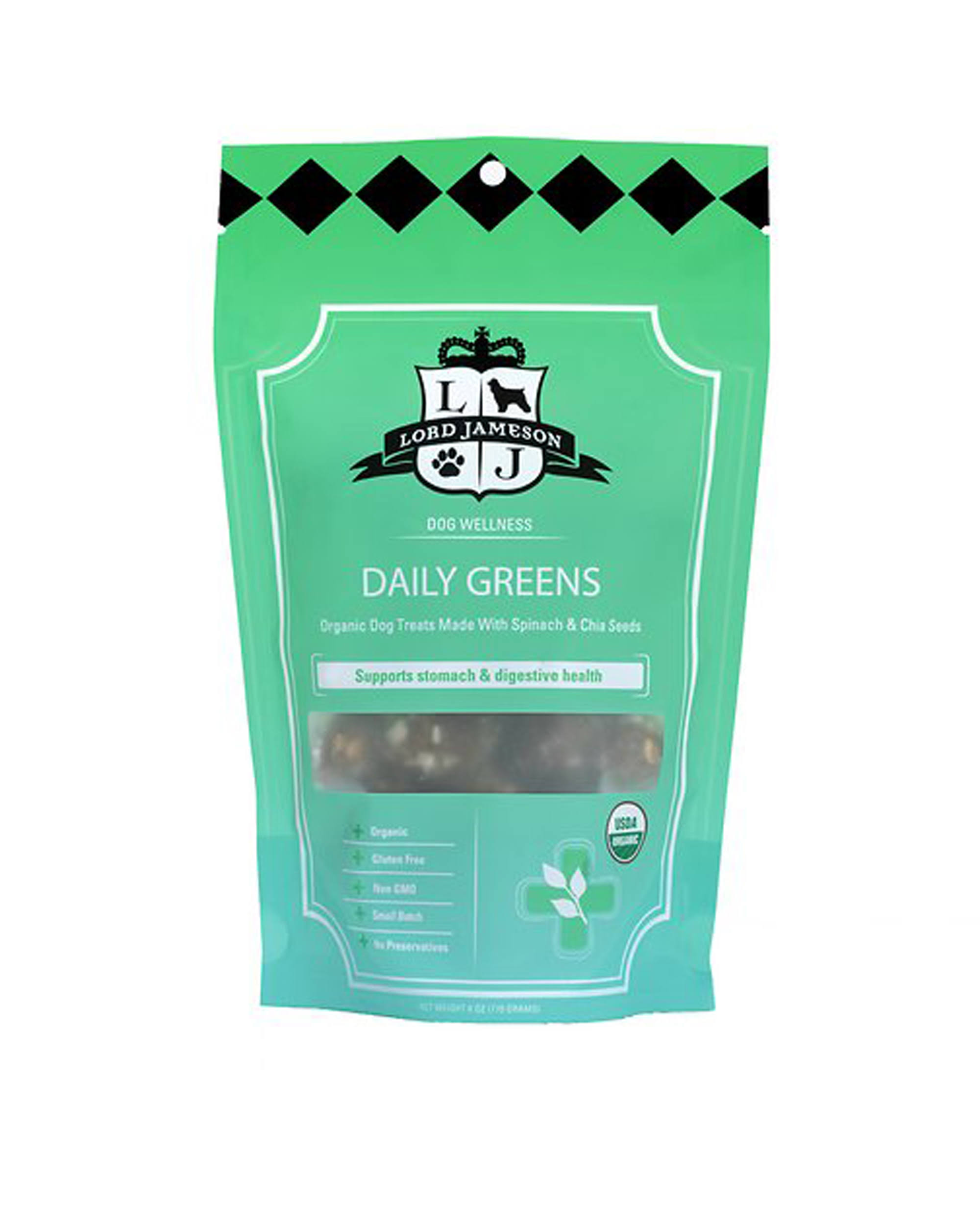 Lord Jameson Daily Greens Dog Treats - 6 oz