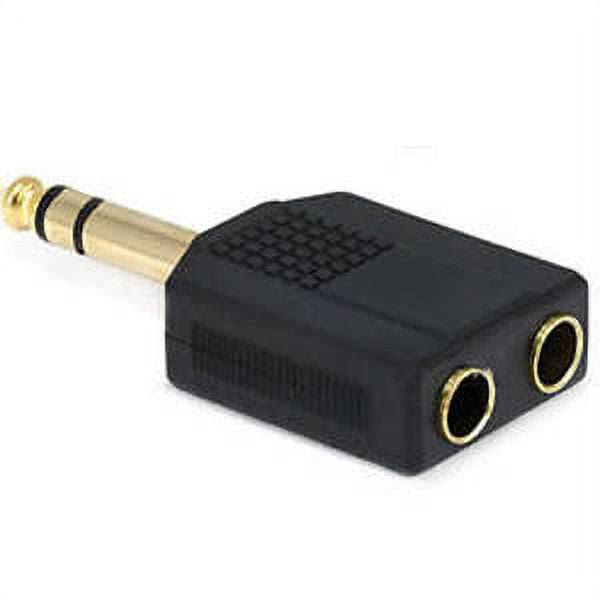 RadioShack Stereo Headphone Plug Adapter - Gold Plated, 1/4"