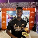 Eddie Nketiah wins man-of-the-match award in Arsenal's win over Orlando