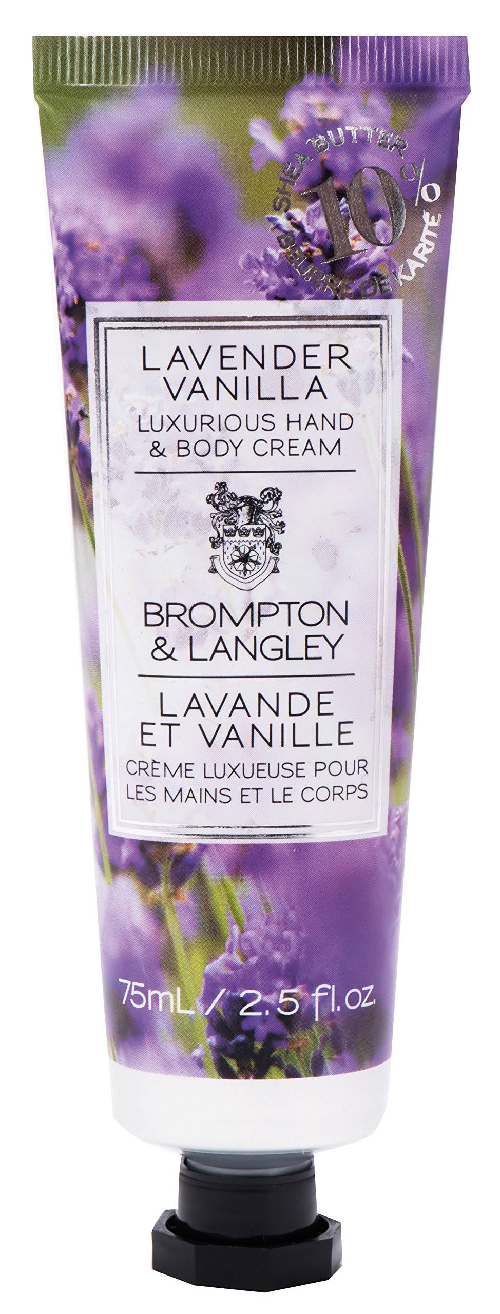 Brompton & Langley Small Hand Cream, Lavender Vanilla