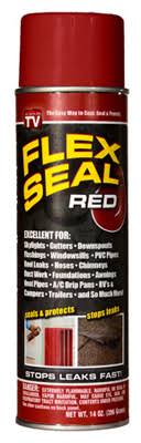 Flex Seal Spray Rubber Sealant Coating - Red, 14oz