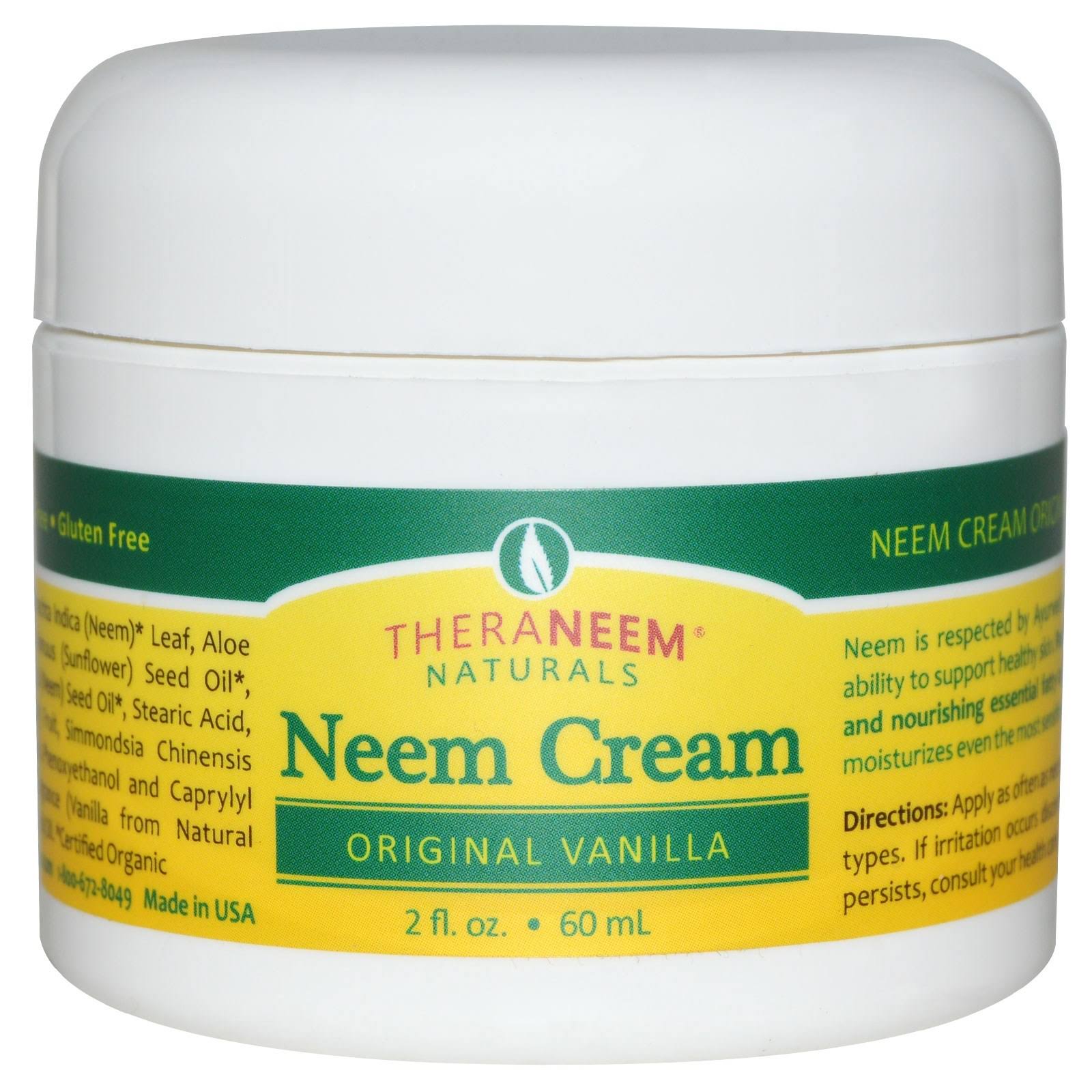 TheraNeem Organix Neem Cream - Original Vanilla