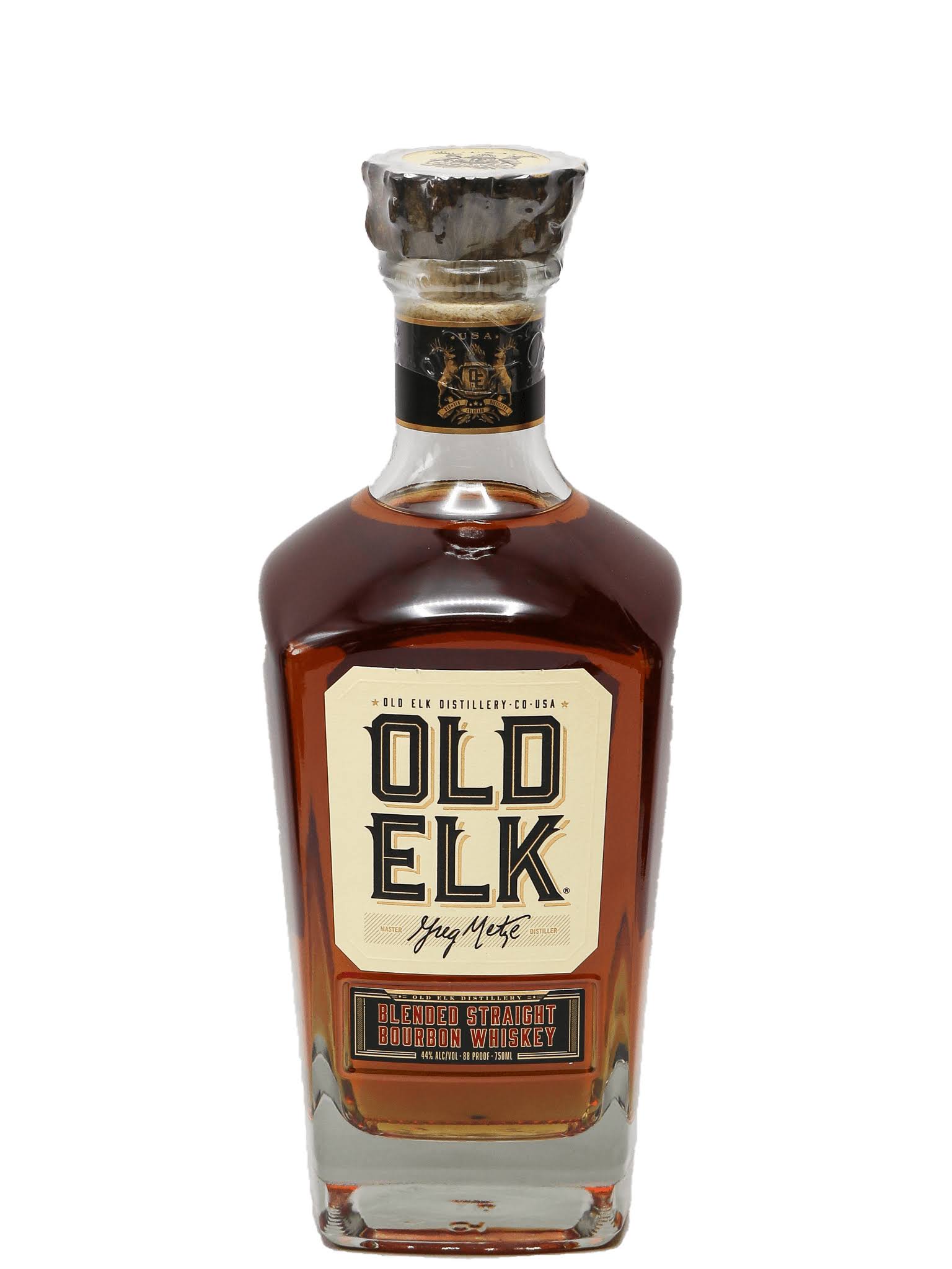 Old Elk Whiskey, Blended, Straight Bourbon - 750 ml