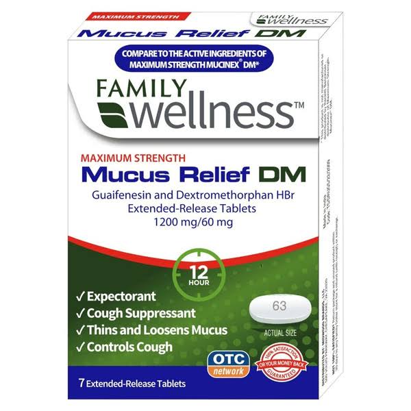 GoodSense Maximum Strength Mucus DM Tablets - 14 ct