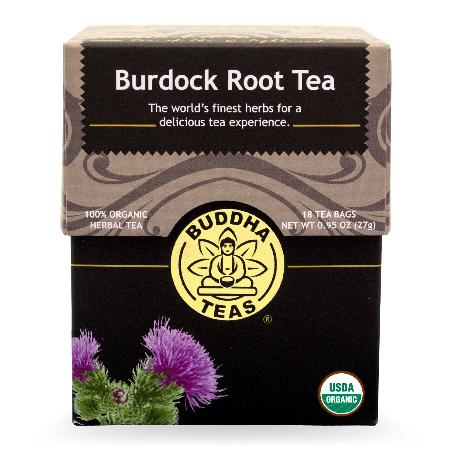 Buddha Teas Burdock Root Tea - 18 bags, 0.95 oz box