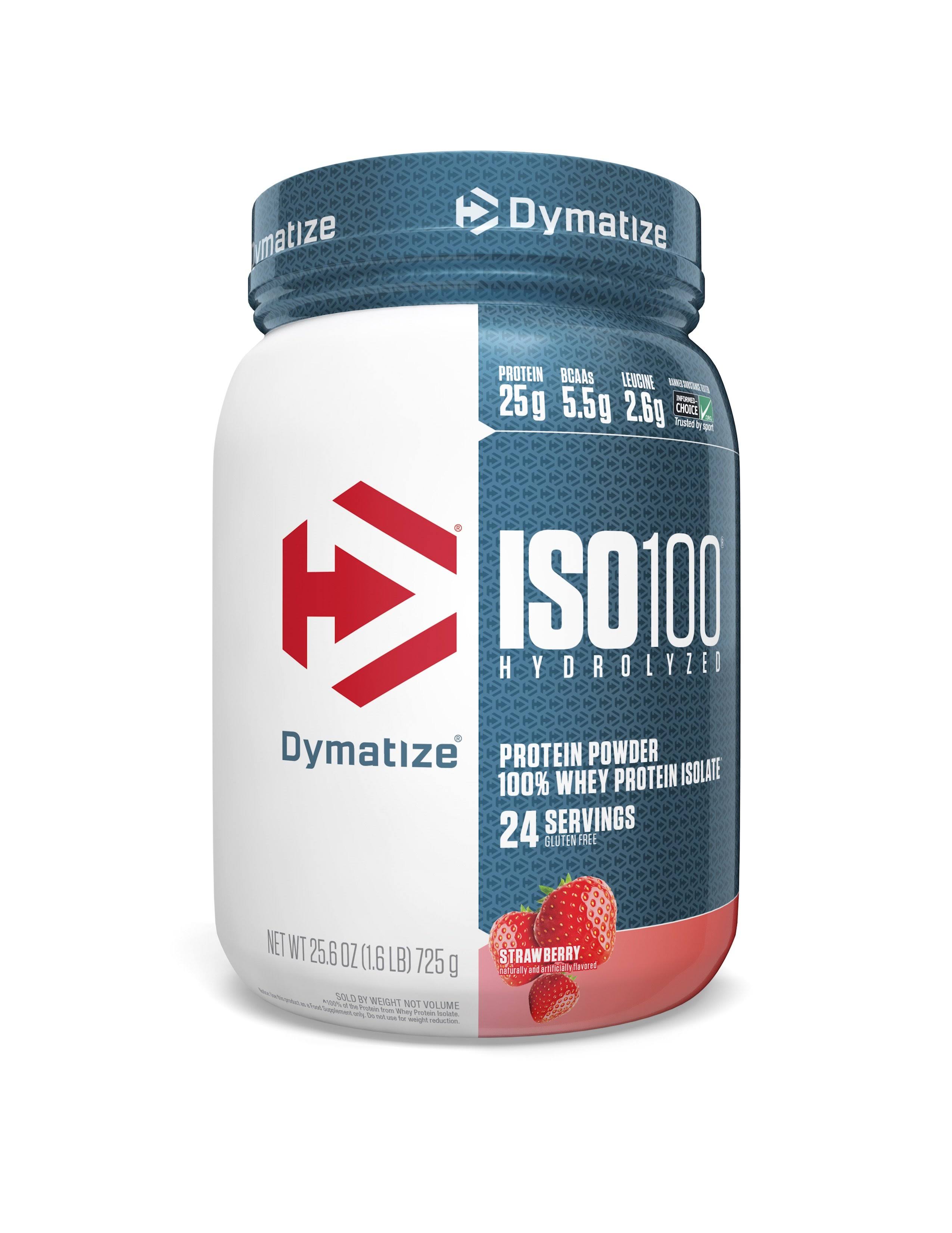 Dymatize Nutrition ISO-100 Protein - Gourmet Strawberry, 1.6lbs