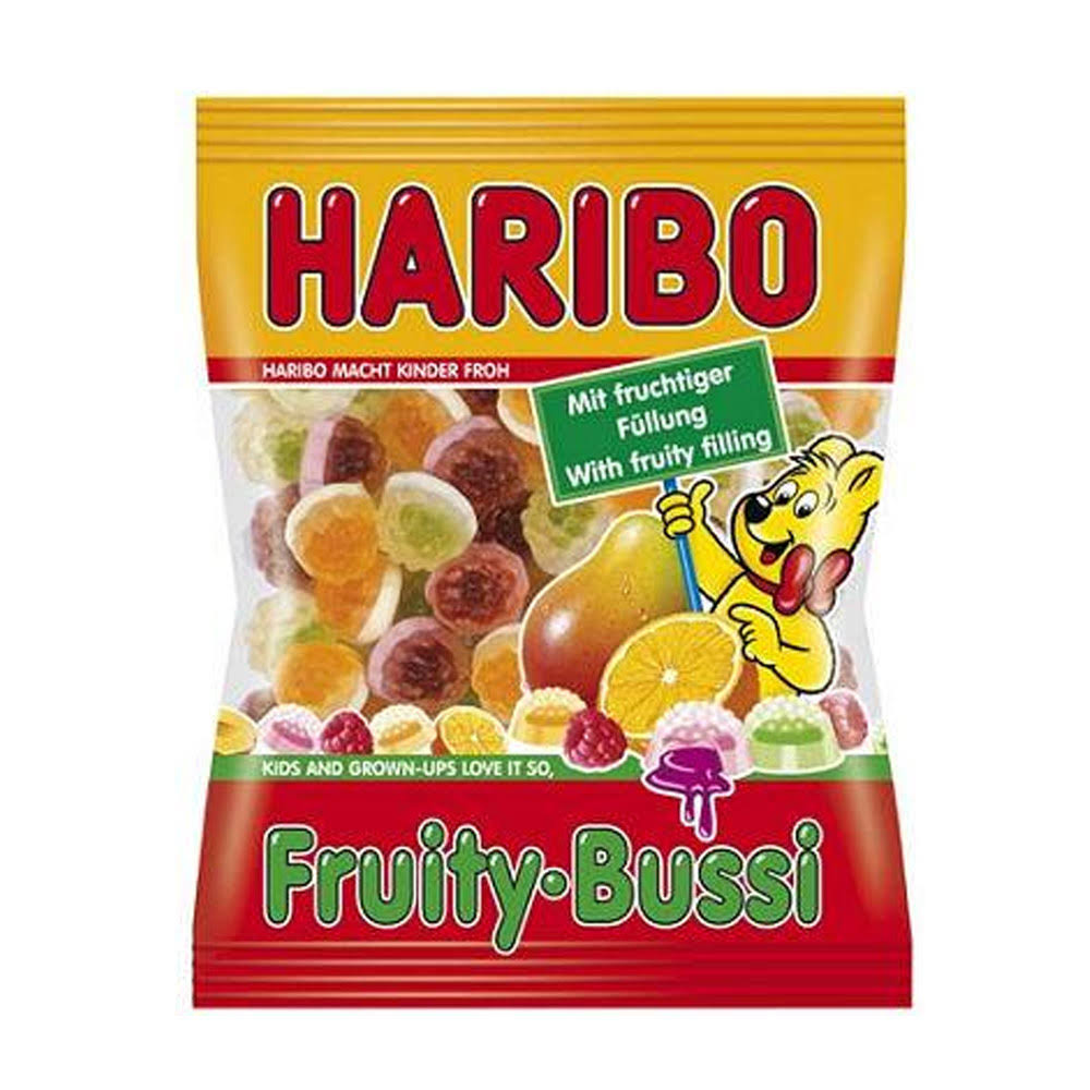 Haribo Fruity Bussi Fruit with Filling Jellies Sweets - 200g