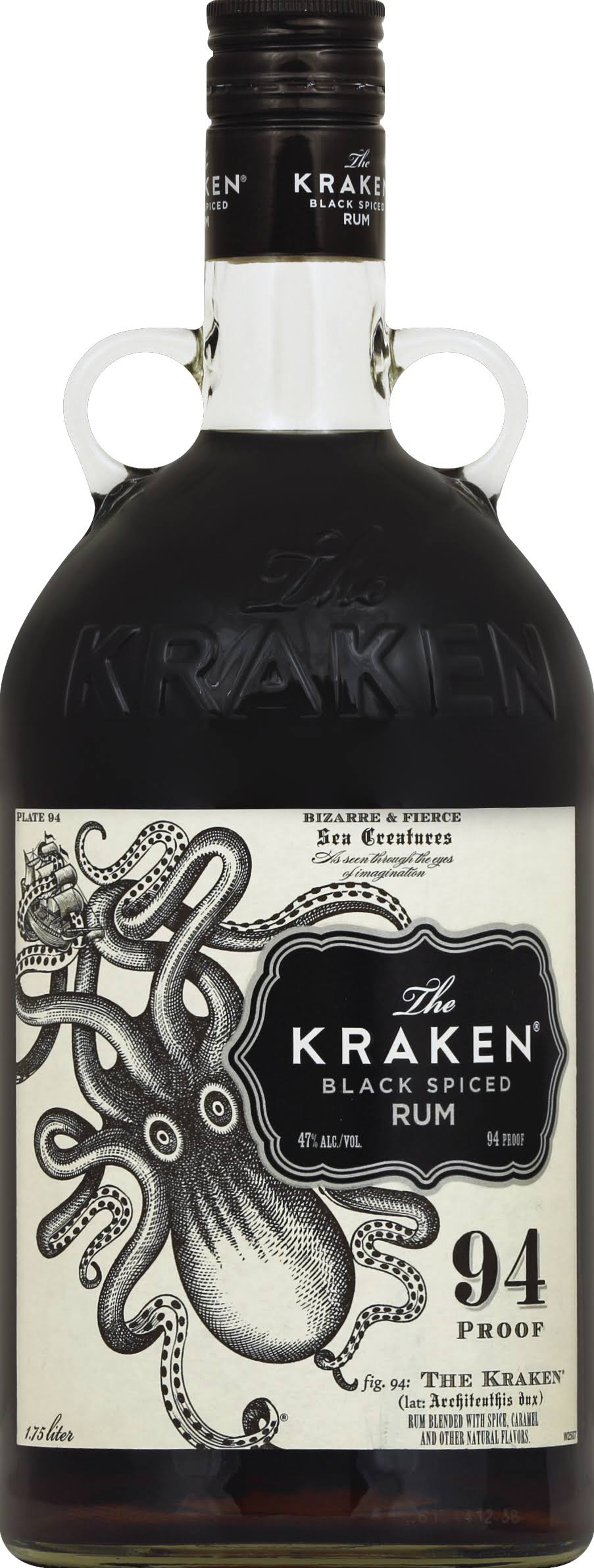 Kraken Rum, Black Spiced - 1.75 lt