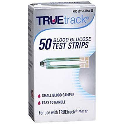 TrueTrack Blood Glucose Test Strips - 50ct